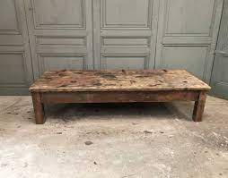 table basse bois ancien