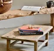 table de salon ancienne en bois