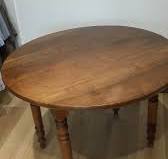 table en bois ronde ancienne