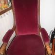 fauteuil voltaire ancien noyer