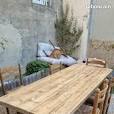 table cuisine ancienne bois