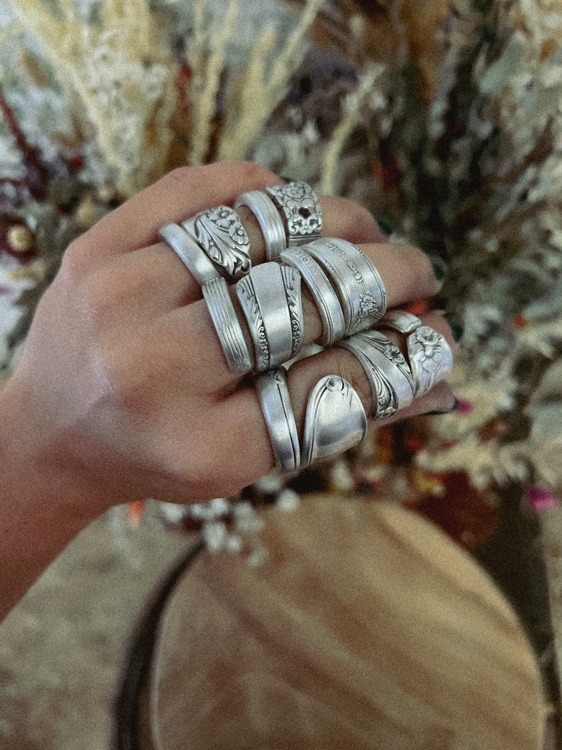 bague ancienne argent femme