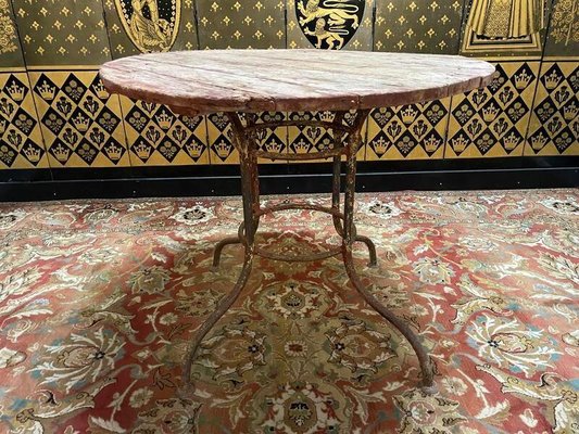 table ancienne en fer forgé