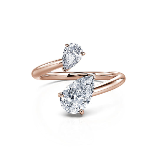 bague toi et moi moderne