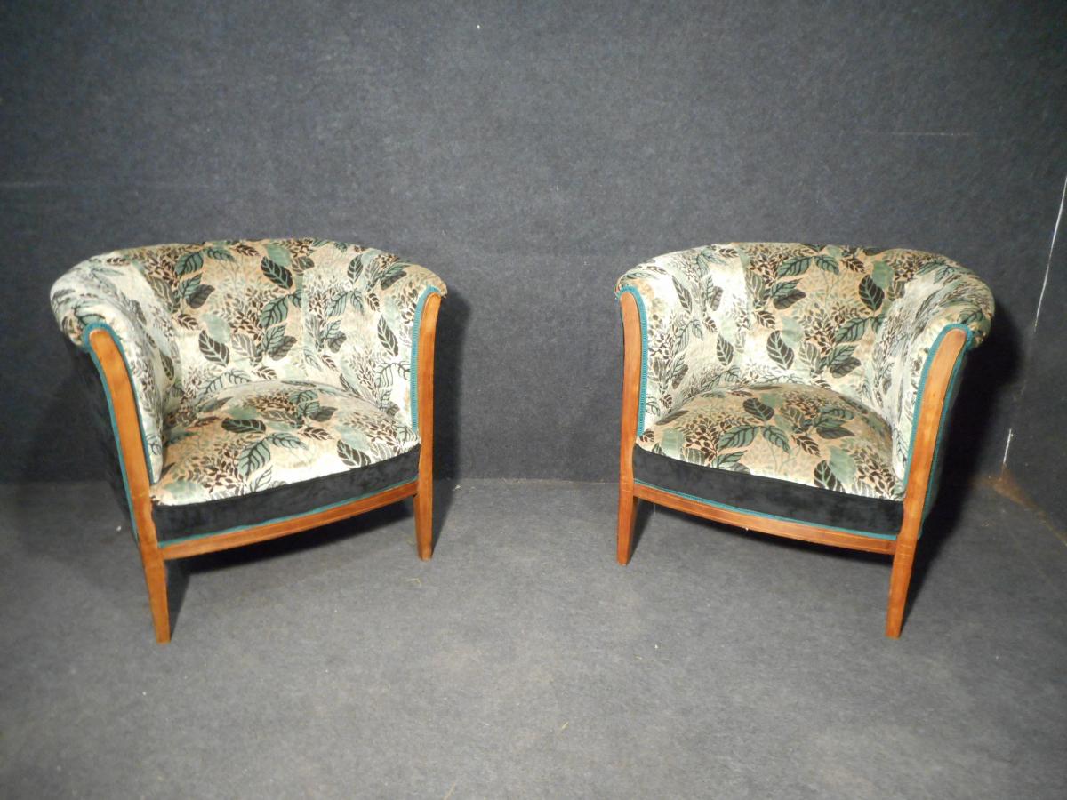 fauteuil tonneau ancien