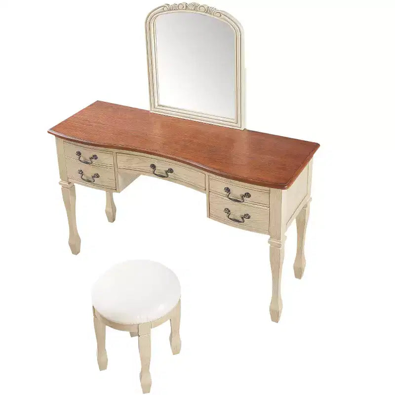 meuble coiffeuse ancienne avec miroir