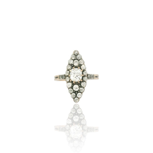 bague marquise diamant ancienne