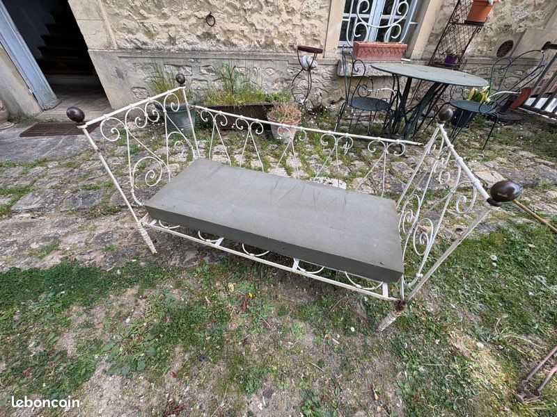 lit en fer forgé ancien le bon coin